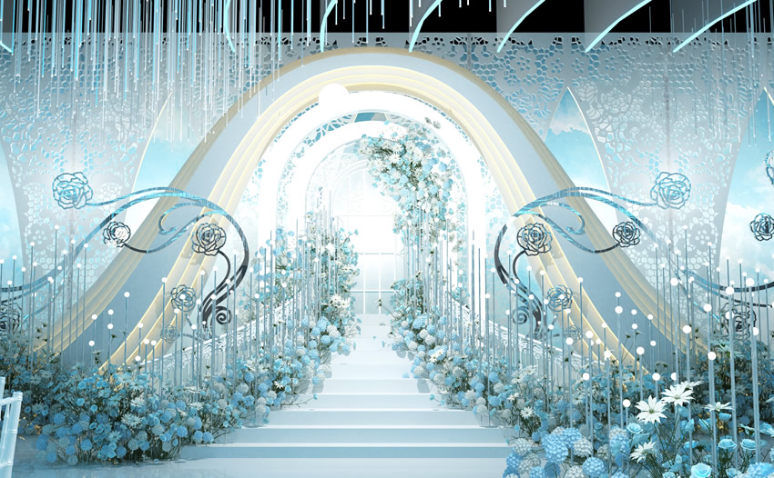 伽师釡香烙馍村水晶厅效果展示